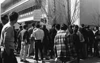 Anti-war protest on campus