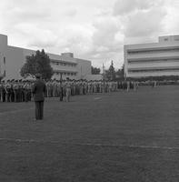 ROTC campus drills