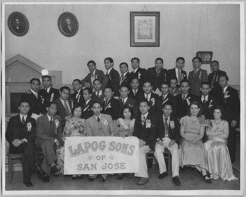 Group photo of the Lapog Sons of San Jose [ca. 1930]