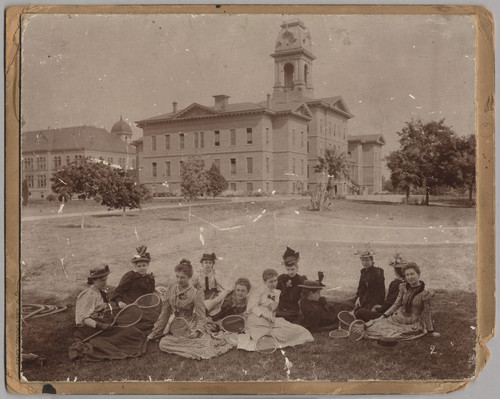 Members of the San Jose State Normal School "Tennis Club," 1893