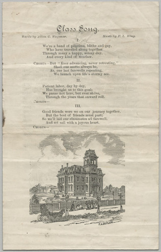 1883 San Jose High Commencement Program