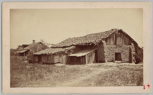 Old Adobes In Santa Clara, ca. 1910