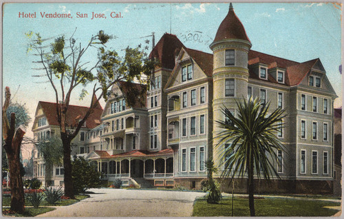 Hotel Vendome, San Jose, ca. 1900