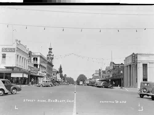 Street Scene, Red Bluff, Calif — Calisphere