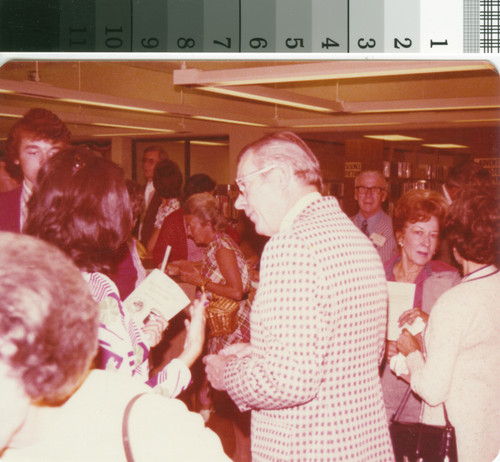 Dedication of Memorial Room at San Mateo Library 8/9/74 - guests