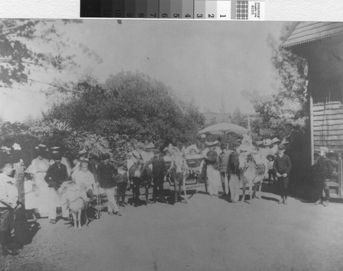 Gathering for the Parade