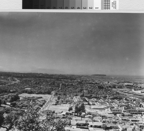 1950s Aerial View - Chope Hospital and Hillsdale Garden Apartments