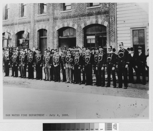 San Mateo Fire Department - July 4, 1890