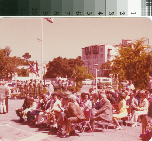 Dedication of Memorial Room at San Mateo Library 8/9/74 - audience