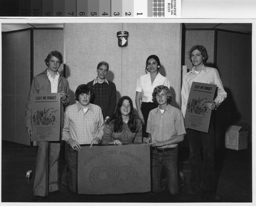 S.M. Youth Advisory Council in Memorial Room 4/74