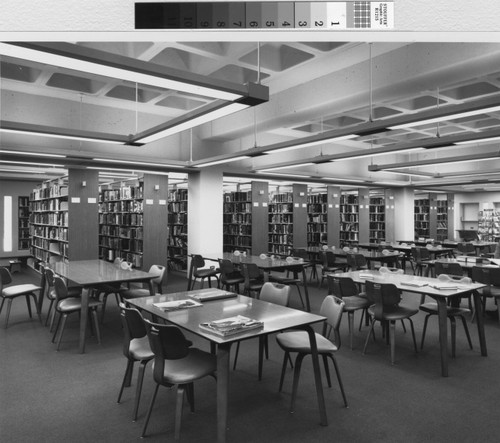 San Mateo Public Library - 2nd Floor study and stack area