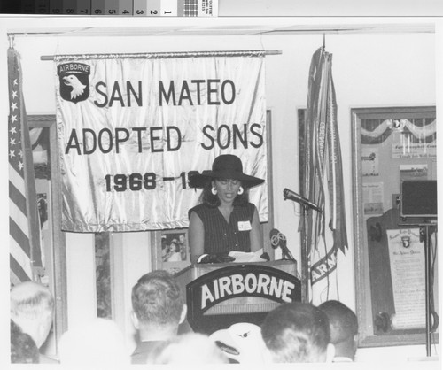 L. (Giese) Patterson - 20th Anniversary Ceremony 3/4/88