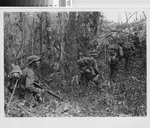 Soldiers on patrol - Vietnam