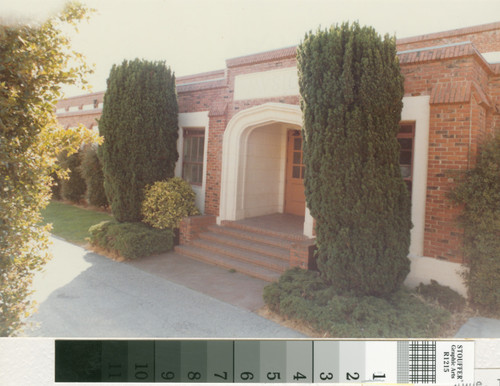 Front View of San Mateo High School - taken from the street