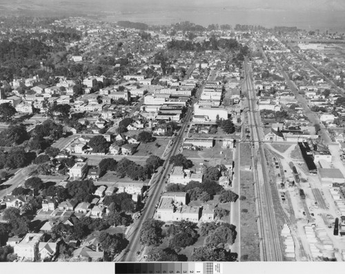 Aerial View - B Street Looking North