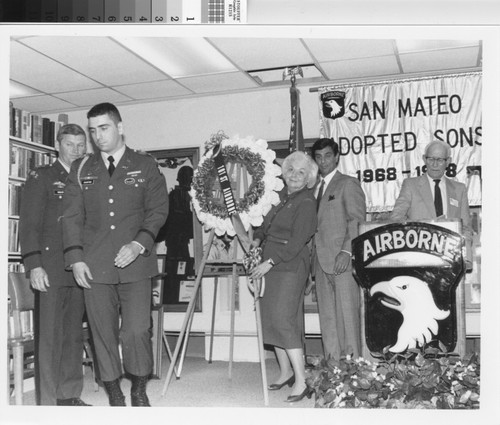 Mayor J. Baker - 20th Anniversary Ceremony 3/4/88