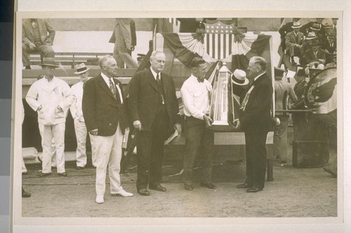 Cup Presentation Warden Holohan Center