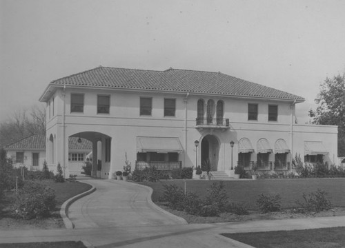 Back view of Leo Borchard Residence on 1617 E. 4th Street