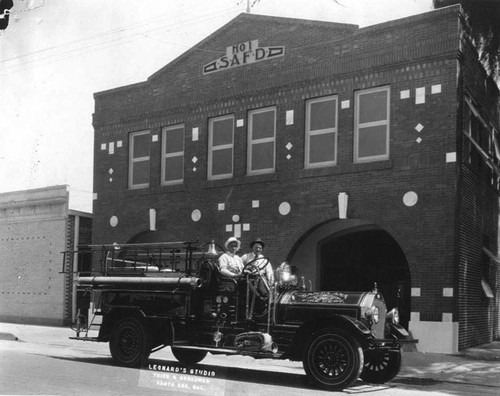 Fire Station #1 and the 1921 Seagrave Fire Engine Truck