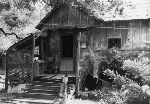 Last Home of J. E. Pleasants in Santiago Canyon in 1966