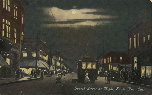 Fourth Street at night