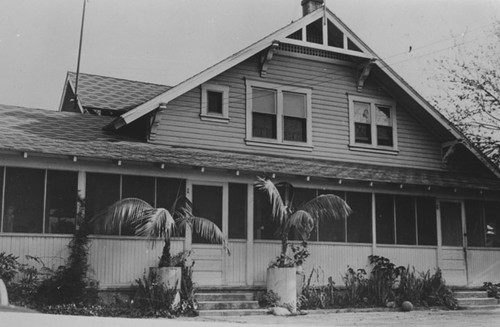 N. E. view of the Carlos Dominguez adobe, 1936