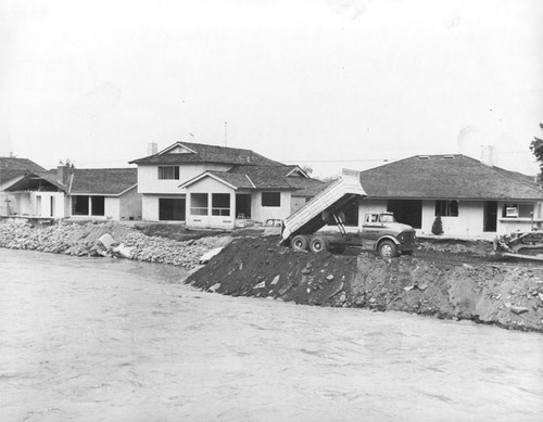 Santiago Creek Flood on February 26, 1969