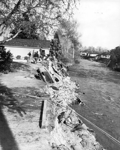 Santiago Creek Flood on February 26, 1969