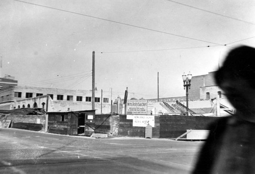 Unidentified Santa Ana Street Scene about 1930