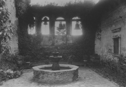 Padre's patio at Mission San Juan Capistrano