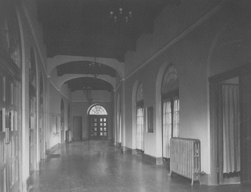 Foyer of the Ebell Clubhouse on 625 N. French Street looking toward the French Street door