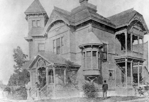 C. E. French residence on the northeast corner of Spurgeon and 9th