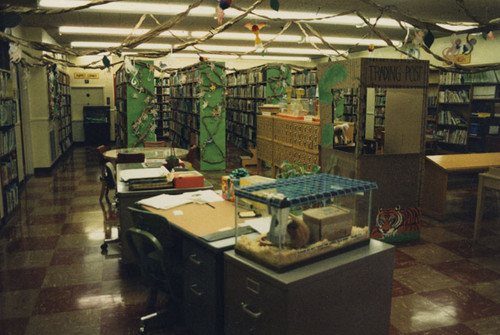 Children's Library at the Santa Ana Public Library in 1987