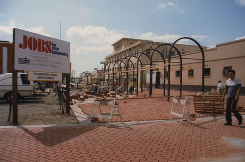 Construction in progress for Fiesta Marketplace