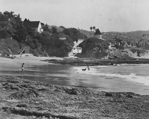 Beach front homes at Laguna Beach