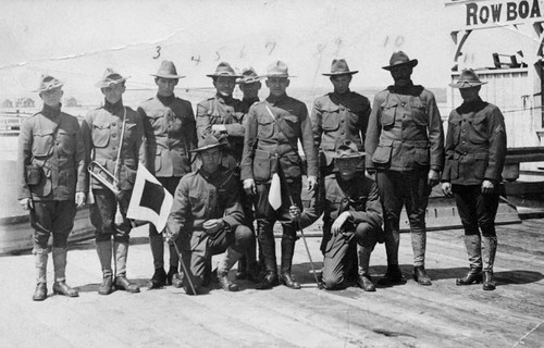 Group picture of "The Dirty Dozen" Hike to Balboa in April 1912