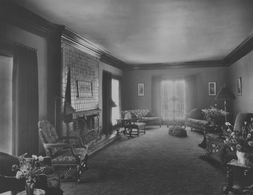 The Living Room of the Leo Borchard Residence on 1617 E. 4th Street