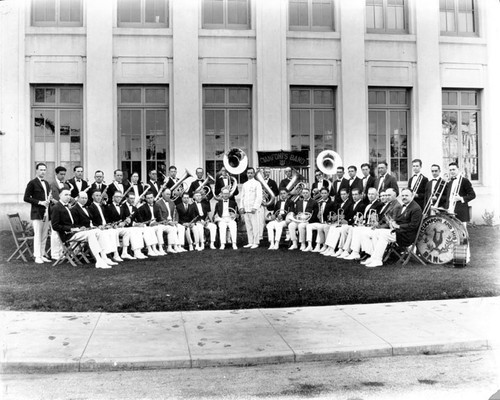 Cianfoni's Band at Santa Ana High School about 1930