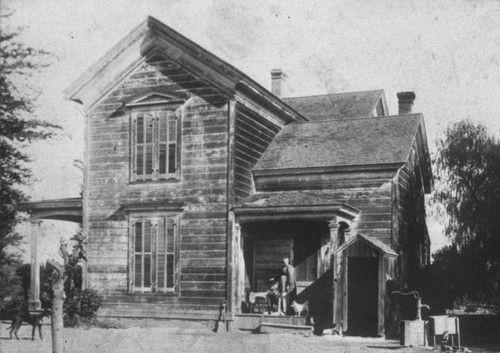 Ross family home, built in 1880 and destroyed in 1954