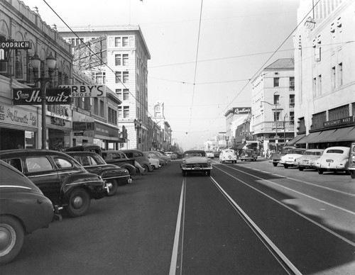 4th St. looking West from Bush in 1952