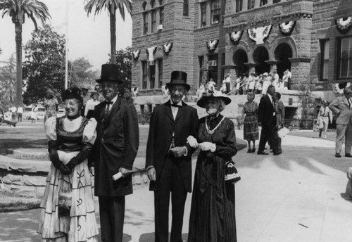 Celebrating Orange County's 75th Anniversary at the Orange County Courthouse in 1964