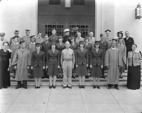 Graduating Class of Santa Ana High School in 1942