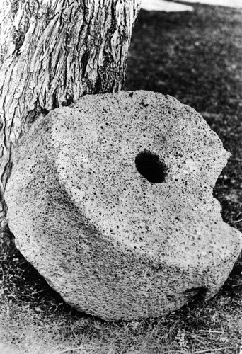 A Mill Stone from the Old Yorba Mill