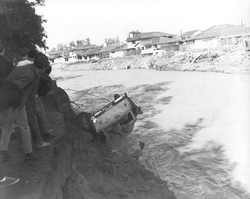 Santiago Creek Flood on February 26, 1969