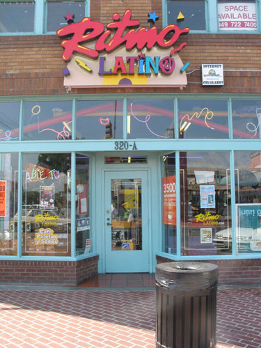 Ritmo Latino on the corner of Fourth and French, August 2002