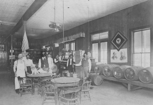 Interior of saloon