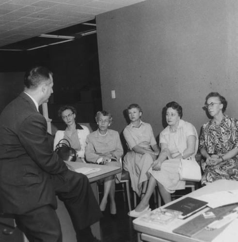 Group of people at Santa Ana Savings & Loan Association