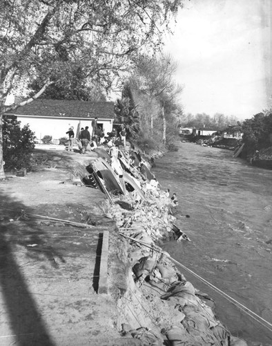 Santiago Creek Flood on February 26, 1969