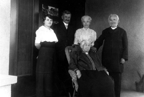 Joseph Krock and family and Seegers