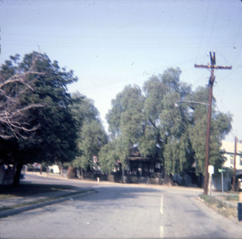 Old house at the end of Mortimer Street as seen in 1965